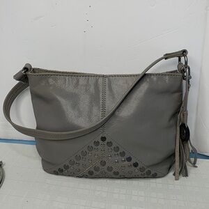 The Sak Indio Studded Leather Hobo Bag